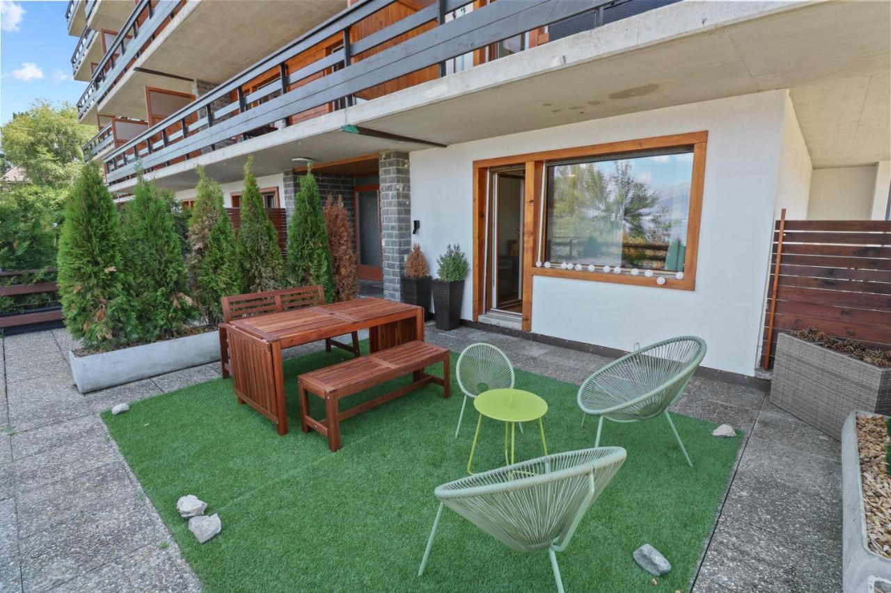 Le Cocon à Leo - Superbe appartement avec piscine Nendaz Exterior foto